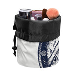 Ancient Spartan Print Drawstring Makeup Bag