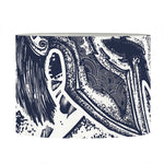 Ancient Spartan Print Drum Lamp Shade