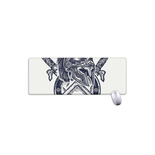 Ancient Spartan Print Extended Mouse Pad