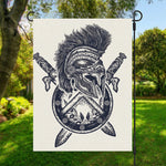 Ancient Spartan Print Garden Flag