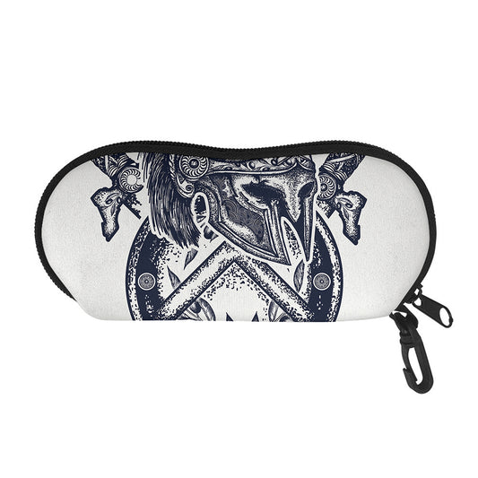Ancient Spartan Print Glasses Case
