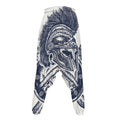 Ancient Spartan Print Hammer Pants