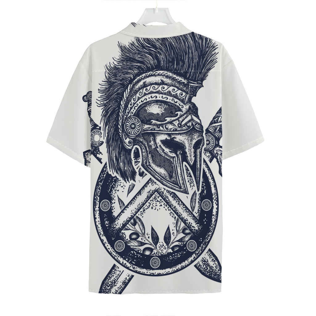 Ancient Spartan Print Hawaiian Shirt