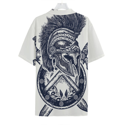 Ancient Spartan Print Hawaiian Shirt