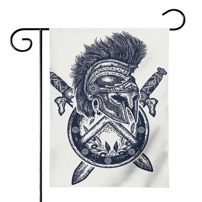 Ancient Spartan Print House Flag