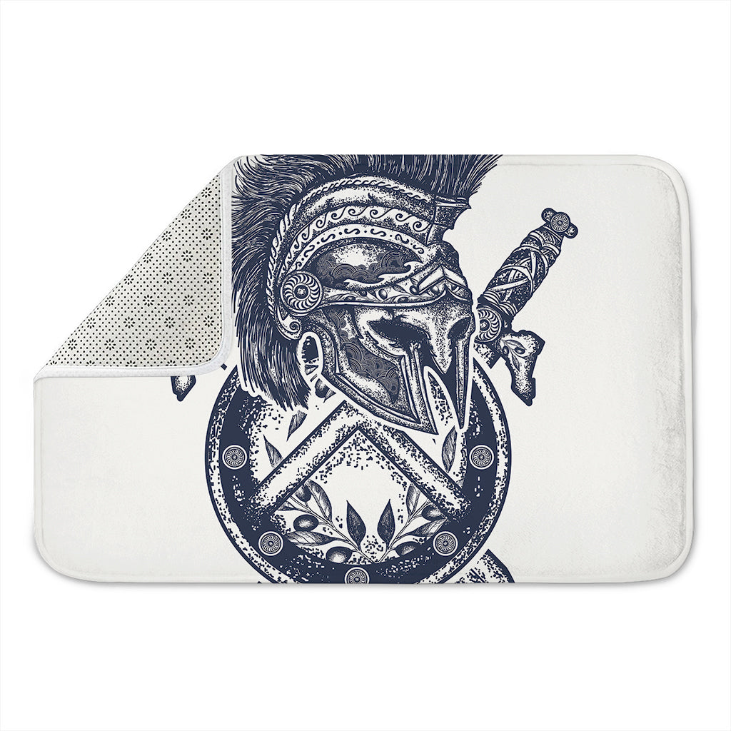 Ancient Spartan Print Indoor Door Mat