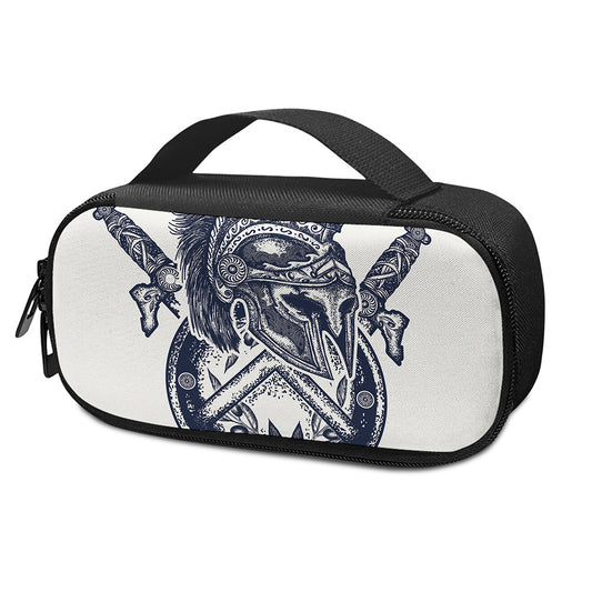 Ancient Spartan Print Insulin Cooler Travel Case
