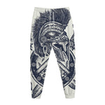 Ancient Spartan Print Jogger Pants