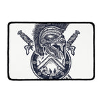 Ancient Spartan Print Kitchen Mat