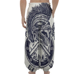 Ancient Spartan Print Lantern Pants