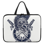 Ancient Spartan Print Laptop Sleeve With Handle