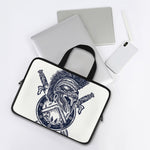 Ancient Spartan Print Laptop Sleeve With Handle