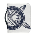 Ancient Spartan Print Leather Bible Cover