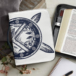 Ancient Spartan Print Leather Bible Cover