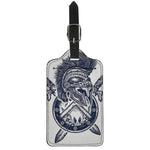Ancient Spartan Print Luggage Tag
