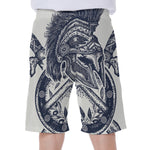 Ancient Spartan Print Men's Beach Shorts