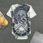 Ancient Spartan Print Men's Bodysuit
