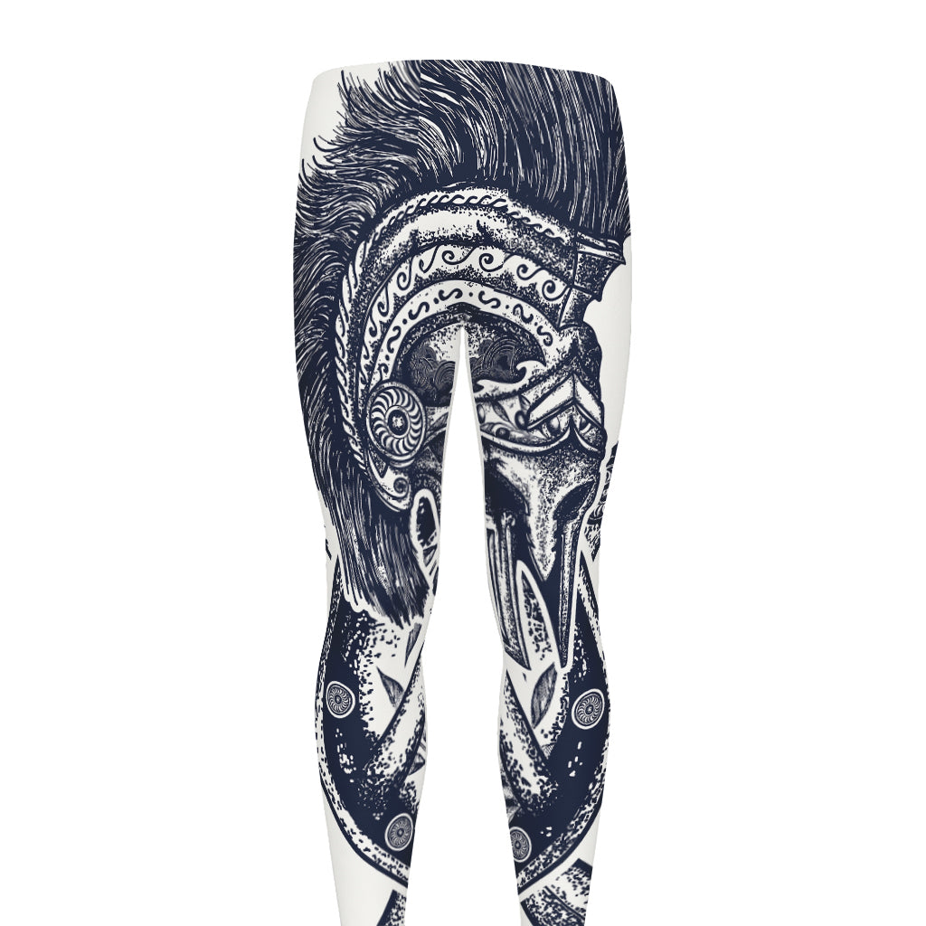 Ancient Spartan Print Men's leggings