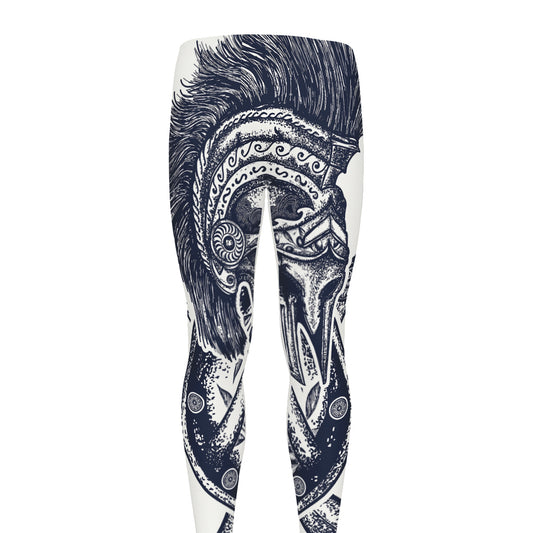 Ancient Spartan Print Men's leggings