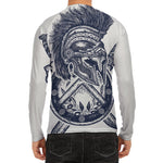 Ancient Spartan Print Men's Long Sleeve Rash Guard