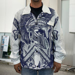 Ancient Spartan Print Men's Shirt Jacket