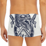 Ancient Spartan Print Men's Short Boxer Briefs