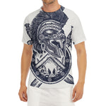 Ancient Spartan Print Men's Short Sleeve Rash Guard