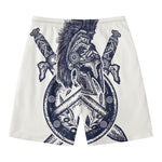 Ancient Spartan Print Men's Swim Trunks