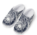 Ancient Spartan Print Mesh Casual Shoes