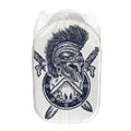 Ancient Spartan Print Mesh Laundry Hamper
