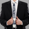 Ancient Spartan Print Necktie