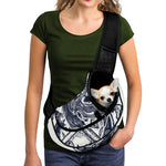 Ancient Spartan Print Pet Sling Carrier