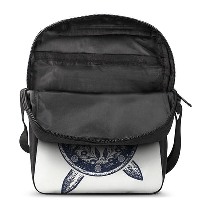 Ancient Spartan Print Rectangular Crossbody Bag