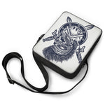 Ancient Spartan Print Rectangular Crossbody Bag