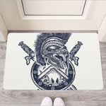 Ancient Spartan Print Rubber Doormat