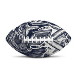Ancient Spartan Print Rugby Ball