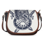 Ancient Spartan Print Saddle Bag