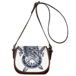 Ancient Spartan Print Saddle Bag