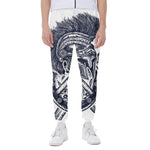 Ancient Spartan Print Scuba Joggers