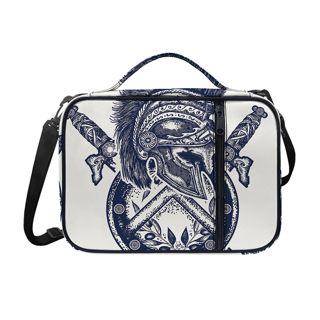 Ancient Spartan Print Shoulder Strap Bible Bag