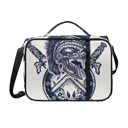 Ancient Spartan Print Shoulder Strap Bible Bag
