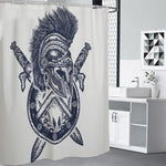 Ancient Spartan Print Shower Curtain