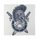 Ancient Spartan Print Silk Bandana