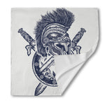 Ancient Spartan Print Silk Bandana