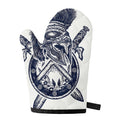 Ancient Spartan Print Single Oven Mitt