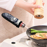 Ancient Spartan Print Skillet Handle Cover