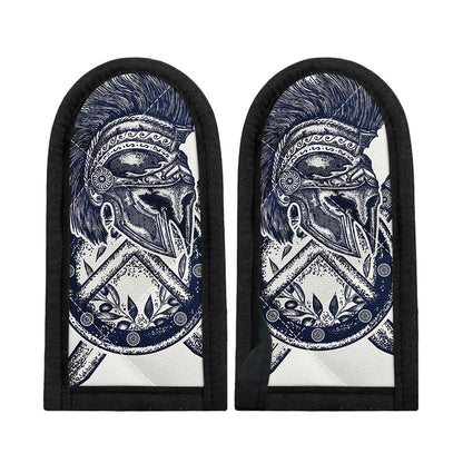 Ancient Spartan Print Skillet Handle Cover