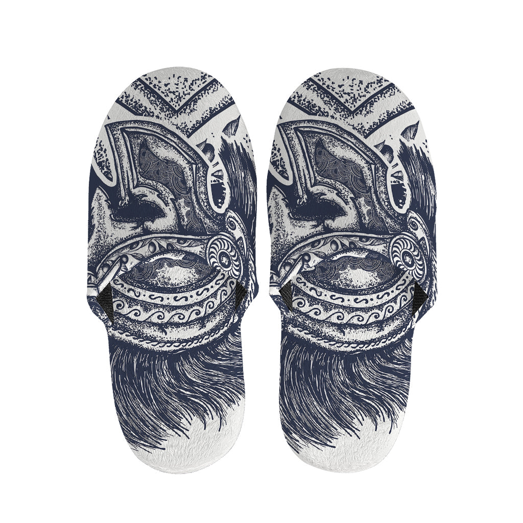 Ancient Spartan Print Slippers