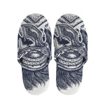 Ancient Spartan Print Slippers