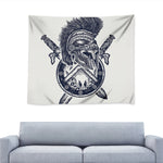 Ancient Spartan Print Tapestry